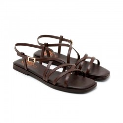 Sandalias Planas Mujer Porronet 3221 Moka
