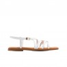 Sandalias Planas Mujer Porronet 3221 Blanco
