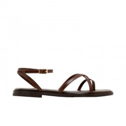 Sandalias Planas Mujer Porronet 3222 Moka