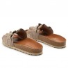 Sandalias Planas Mujer Verbenas Rocio Taupe