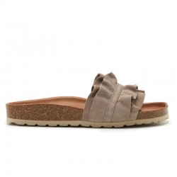 Sandalias Planas Mujer Verbenas Rocio Taupe