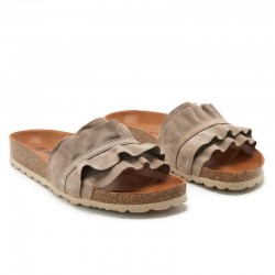 Sandalias Planas Mujer Verbenas Rocio Taupe