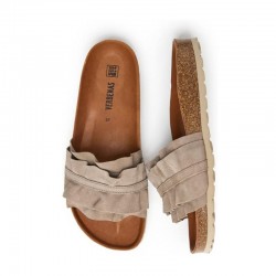 Sandalias Planas Mujer Verbenas Rocio Taupe