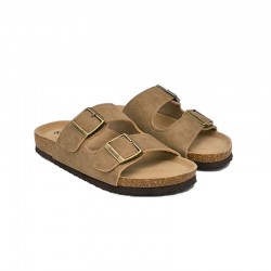 Sandalias Planas Mujer Mysoft 075 Taupe