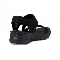 Sandalias Planas Mujer Skechers 119458 Negro