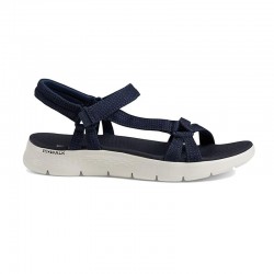 Sandalias Planas Mujer Skechers 141451 Marino