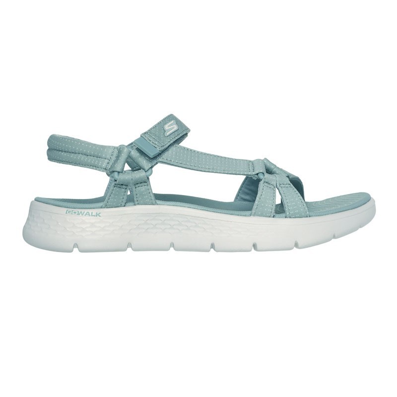 Sandalias Planas Mujer Skechers 141451 Verde