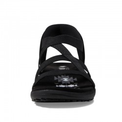 Sandalias Planas Mujer Skechers 163460 Negro