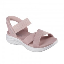 Sandalias Planas Mujer Skechers 119975 Rosa