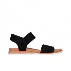 Cuñas Mujer Skechers Bobs Desert Kiss Low - Top Lok Negro