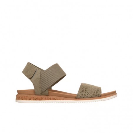 Cuñas Mujer Skechers Bobs Desert Kiss Low - Top Lok Verde