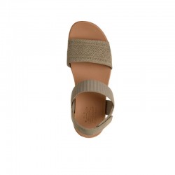 Cuñas Mujer Skechers Bobs Desert Kiss Low - Top Lok Verde