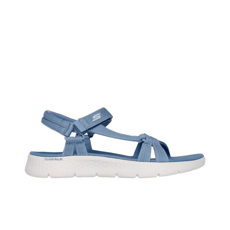 Sandalias Planas Mujer Skechers 141451 Azul