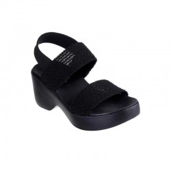 Sandalias de Tacón Mujer Skechers Cali Day Negro-Negro