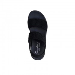 Sandalias de Tacón Mujer Skechers Cali Day Negro-Negro