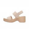 Sandalias de Tacón Mujer Skechers Cali Day Beig