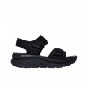 Sandalias Planas Mujer Skechers D'lux Walker - Adored Days Negro-Negro