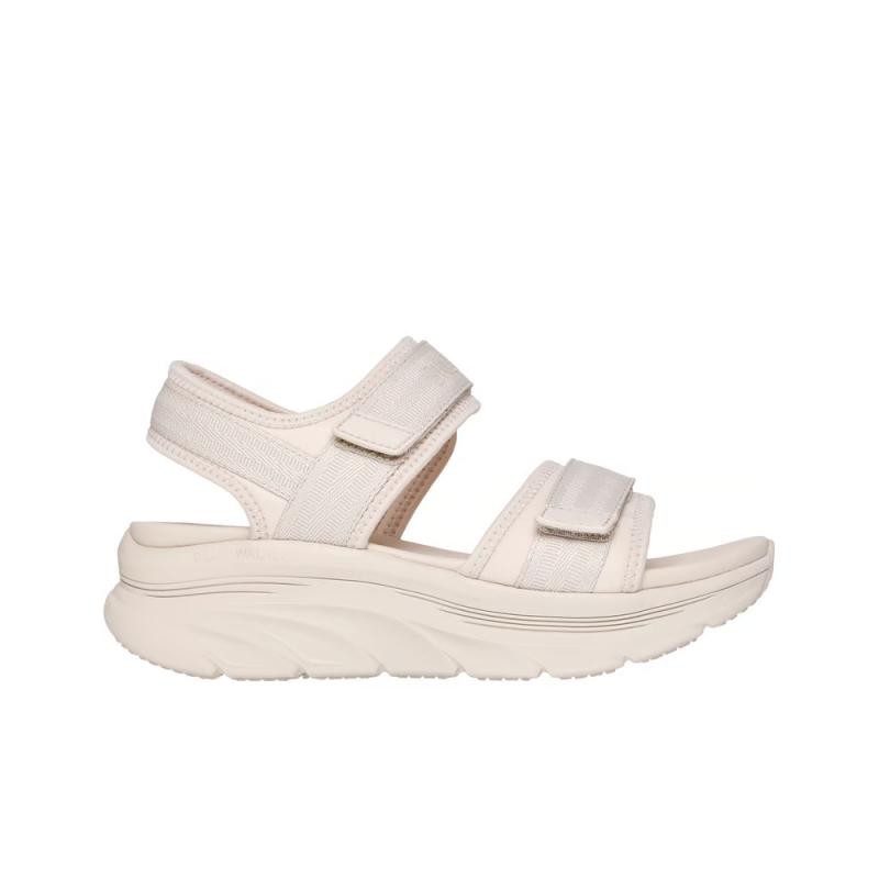 Sandalias Planas Mujer Skechers D'lux Walker - Adored Days Natural