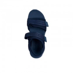 Sandalias Planas Mujer Skechers D'lux Walker - Adored Days Marino