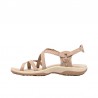 Sandalias Planas Mujer Skechers Reggae Slim - Sun Array Taupe