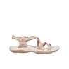 Sandalias Planas Mujer Skechers Reggae Slim - Sun Array Taupe