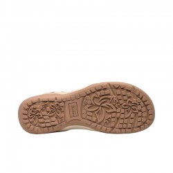 Sandalias Planas Mujer Skechers Reggae Slim - Sun Array Taupe