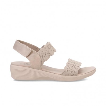 Cuñas Mujer Skechers Arya On The Rise Taupe