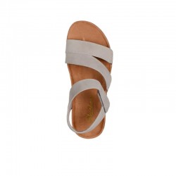 Sandalias Planas Mujer Skechers Lifted Comfort Taupe
