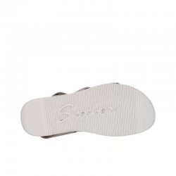 Sandalias Planas Mujer Skechers Lifted Comfort Taupe