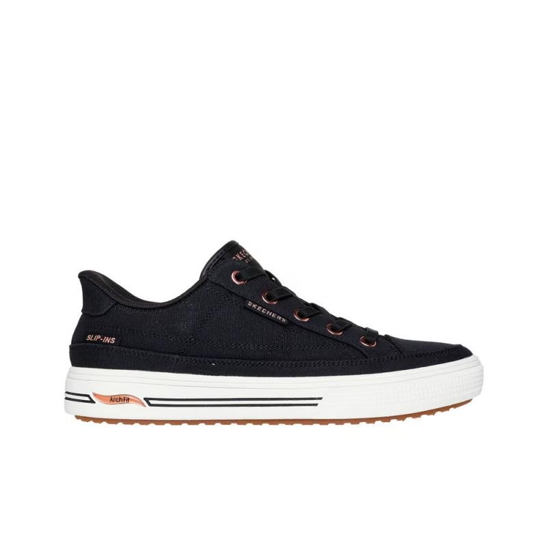 Sneakers Mujer Skechers Arch Fit Arcade - See Ya There Negro