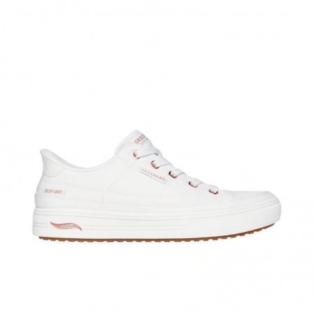 Sneakers Mujer Skechers Arch Fit Arcade - See Ya There Blanco