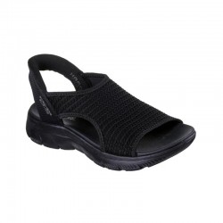 Sandalias Planas Mujer Skechers Summits - Sweetly Evolved Negro