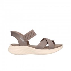Sandalias Planas Mujer Skechers 119975 Taupe