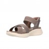 Sandalias Planas Mujer Skechers 119975 Taupe