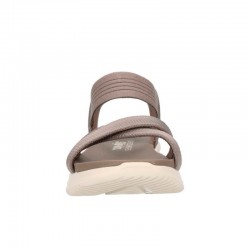 Sandalias Planas Mujer Skechers 119975 Taupe