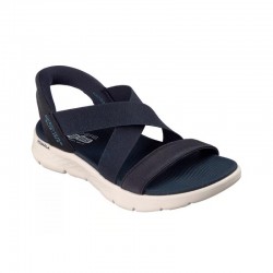 Sandalias Planas Mujer Skechers Go Walk Flex Sandal Marino