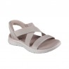 Sandalias Planas Mujer Skechers Go Walk Flex Sandal Taupe