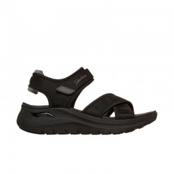 Sandalias Planas Mujer Skechers Arch Fit 2.0 - Feelin´bright Negro