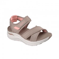 Sandalias Planas Mujer Skechers Arch Fit 2.0 - Feelin´bright Taupe