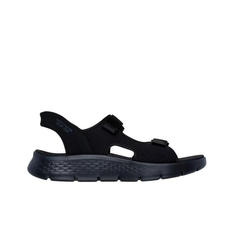 Sandalias Hombre Skechers Go Walk Flex Sd - Easy Entry Negro