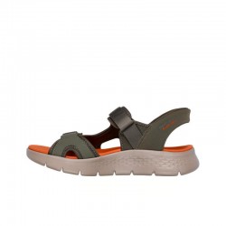 Sandalias Hombre Skechers Go Walk Flex Sd - Easy Entry Verde