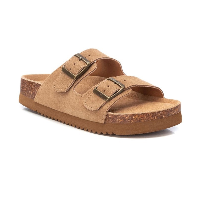 Sandalias Planas Mujer XTI 142552 Camel