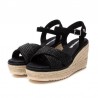 Cuñas de Esparto Mujer Refresh 172650 Negro