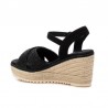 Cuñas de Esparto Mujer Refresh 172650 Negro