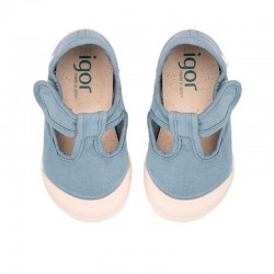 Zapatillas Lona Niño Igor 10332 Azul