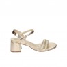 Sandalias de Tacón Mujer XTI 145439 Oro