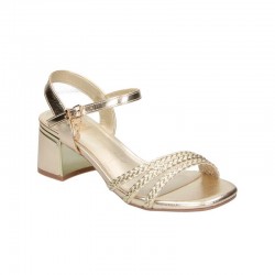 Sandalias de Tacón Mujer XTI 145439 Oro