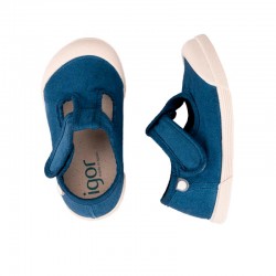 Zapatillas Lona Niño Igor 10332 Vaquero