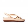 Sandalias Planas Mujer Pikolinos W8K-1839 Beig