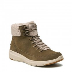Botines Planos Mujer Skechers Woodlands Kaki